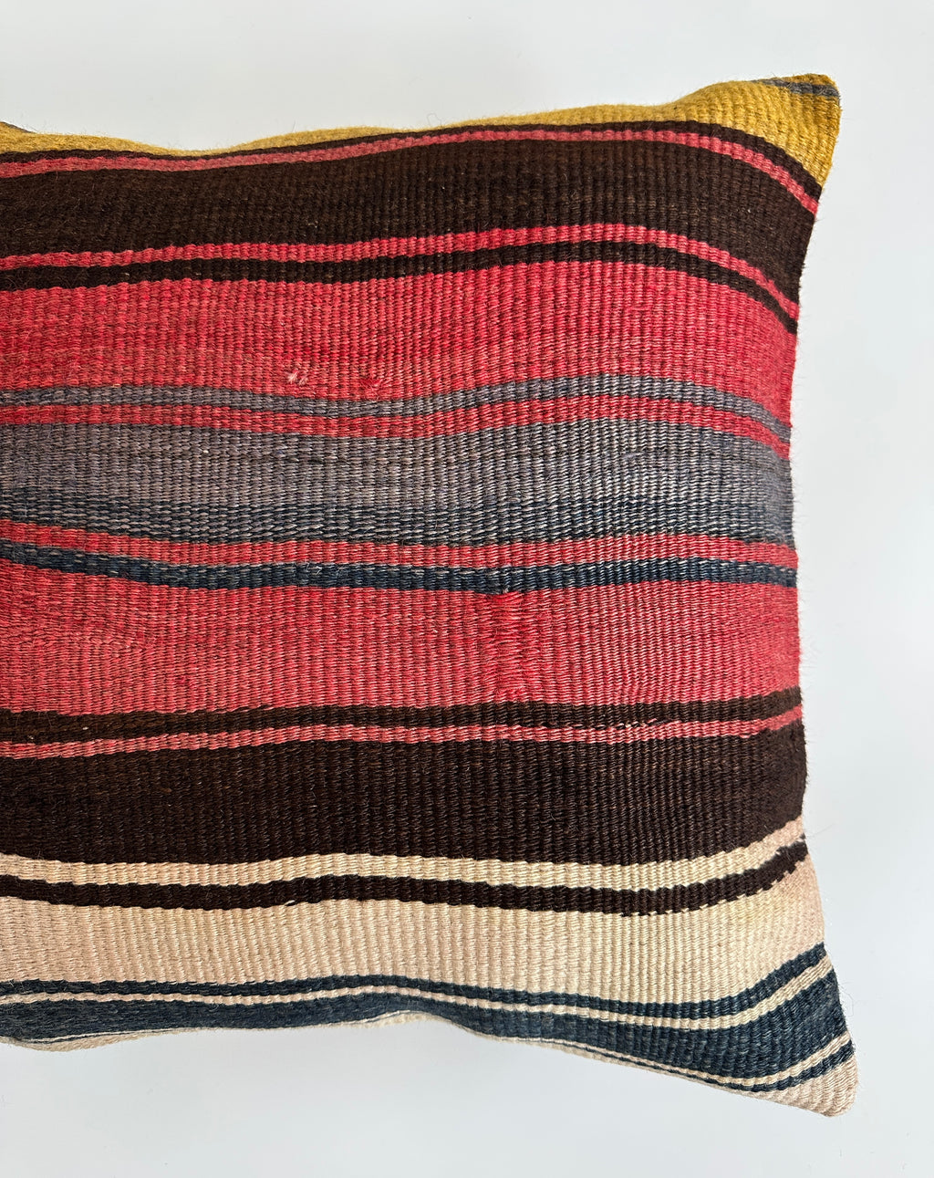 Handmade Multicolour Turkish Rug Cushion Cover 18''x18'' / 45x45 CM