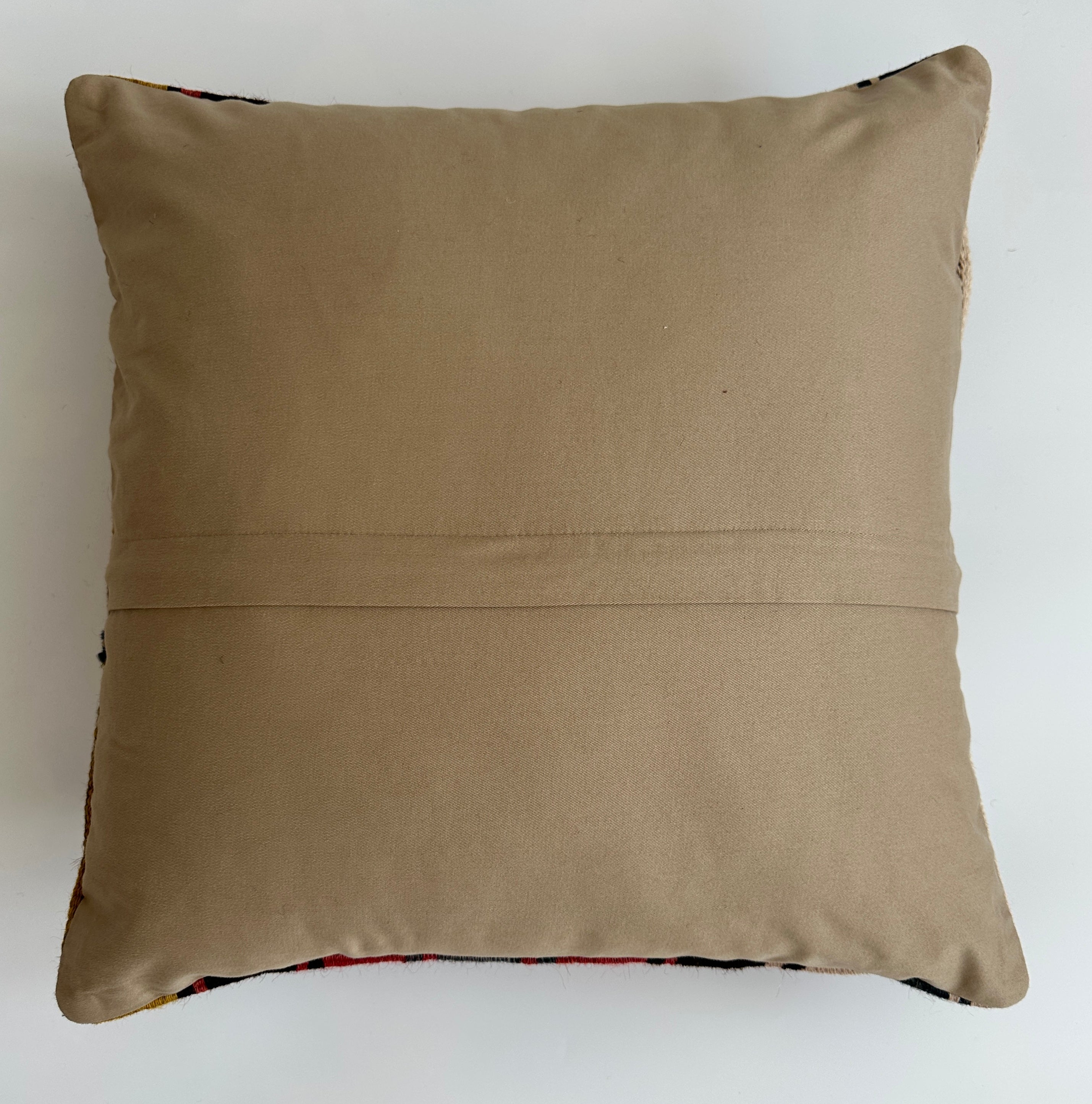 Handmade Multicolour Turkish Rug Cushion Cover 18''x18'' / 45x45 CM