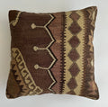 Handmade Multicolour Turkish Rug Cushion Cover 18''x18'' / 45x45 CM