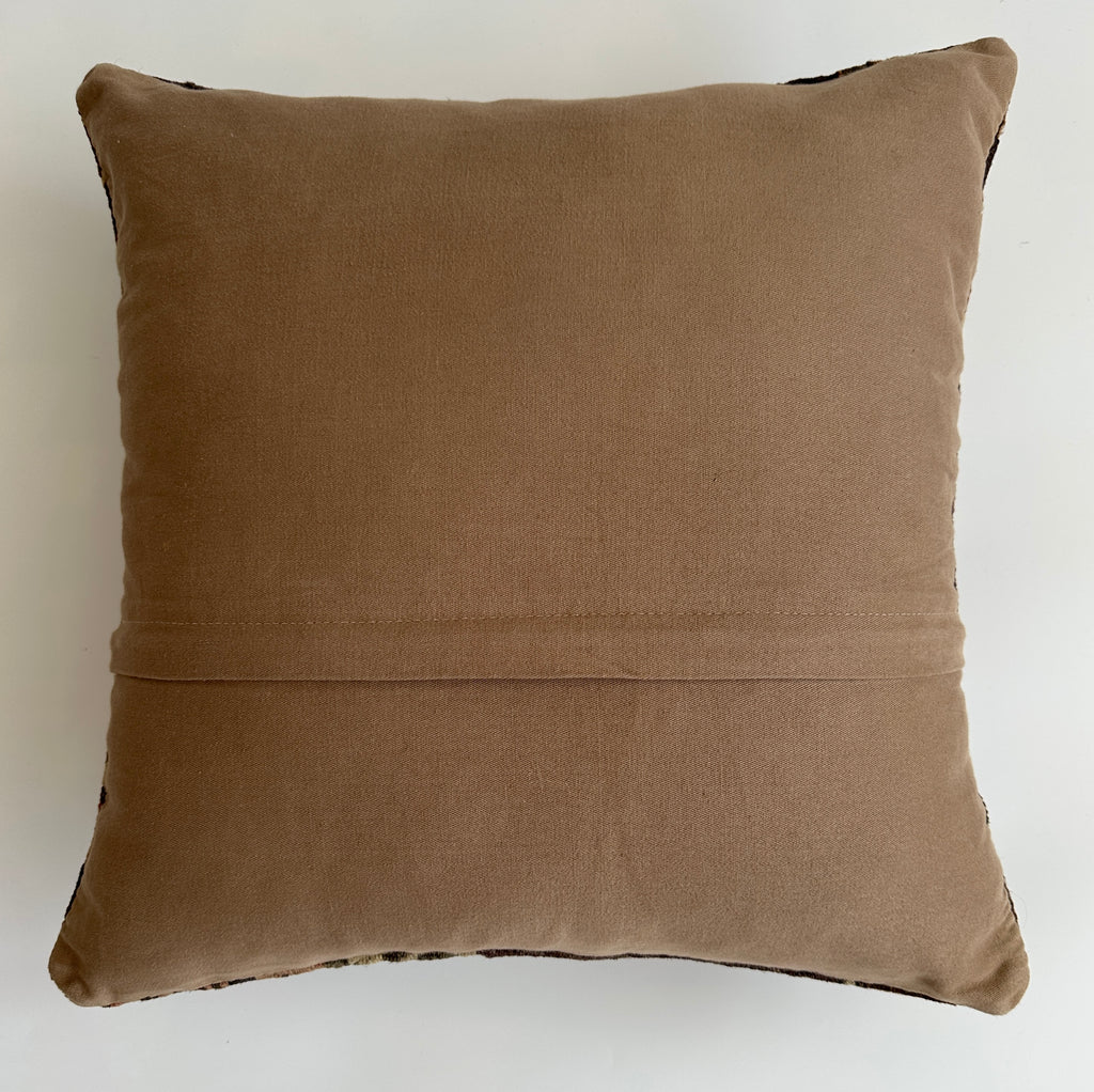 Handmade Multicolour Turkish Rug Cushion Cover 18''x18'' / 45x45 CM