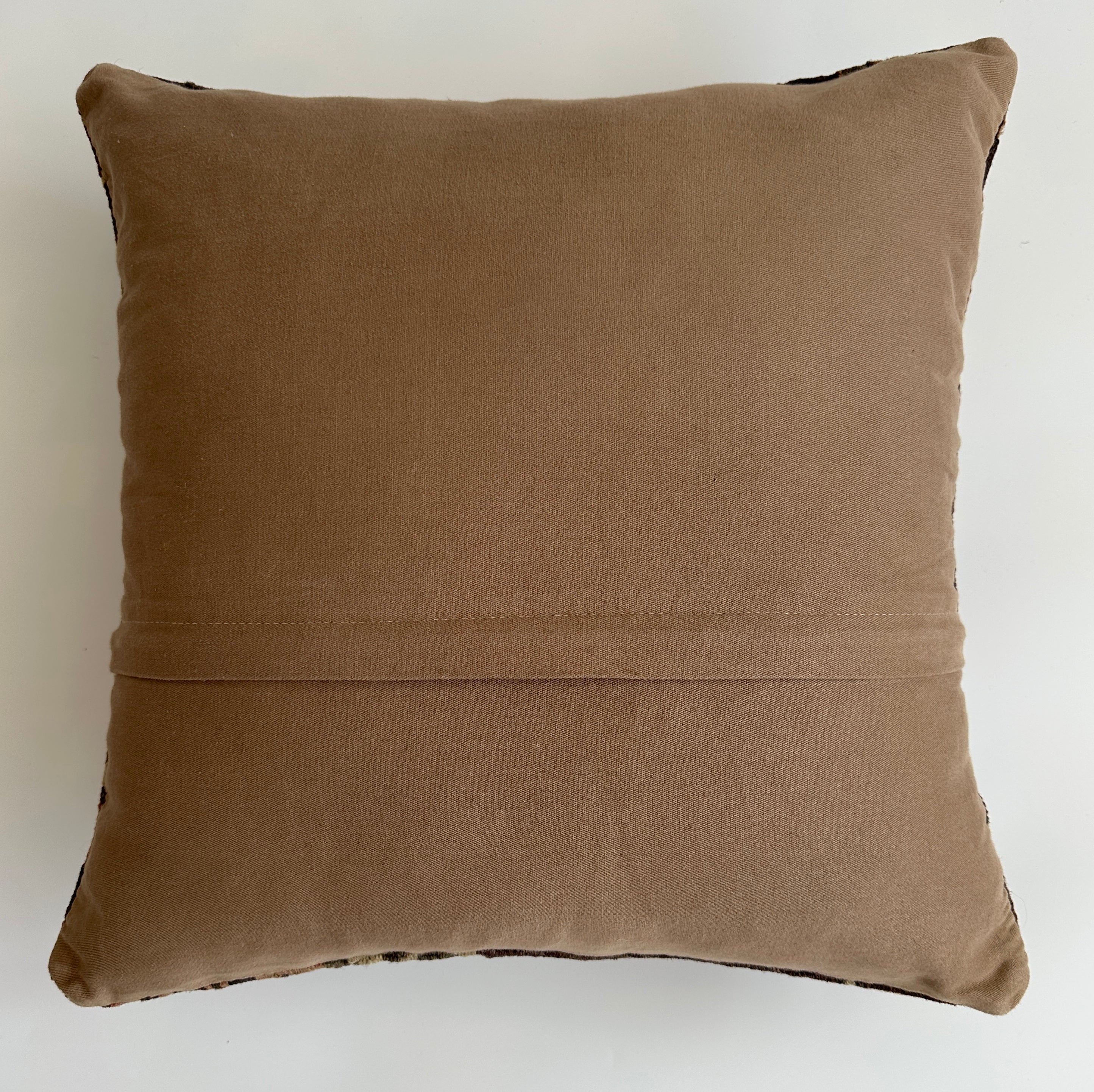 Handmade Multicolour Turkish Rug Cushion Cover 18''x18'' / 46x45 CM