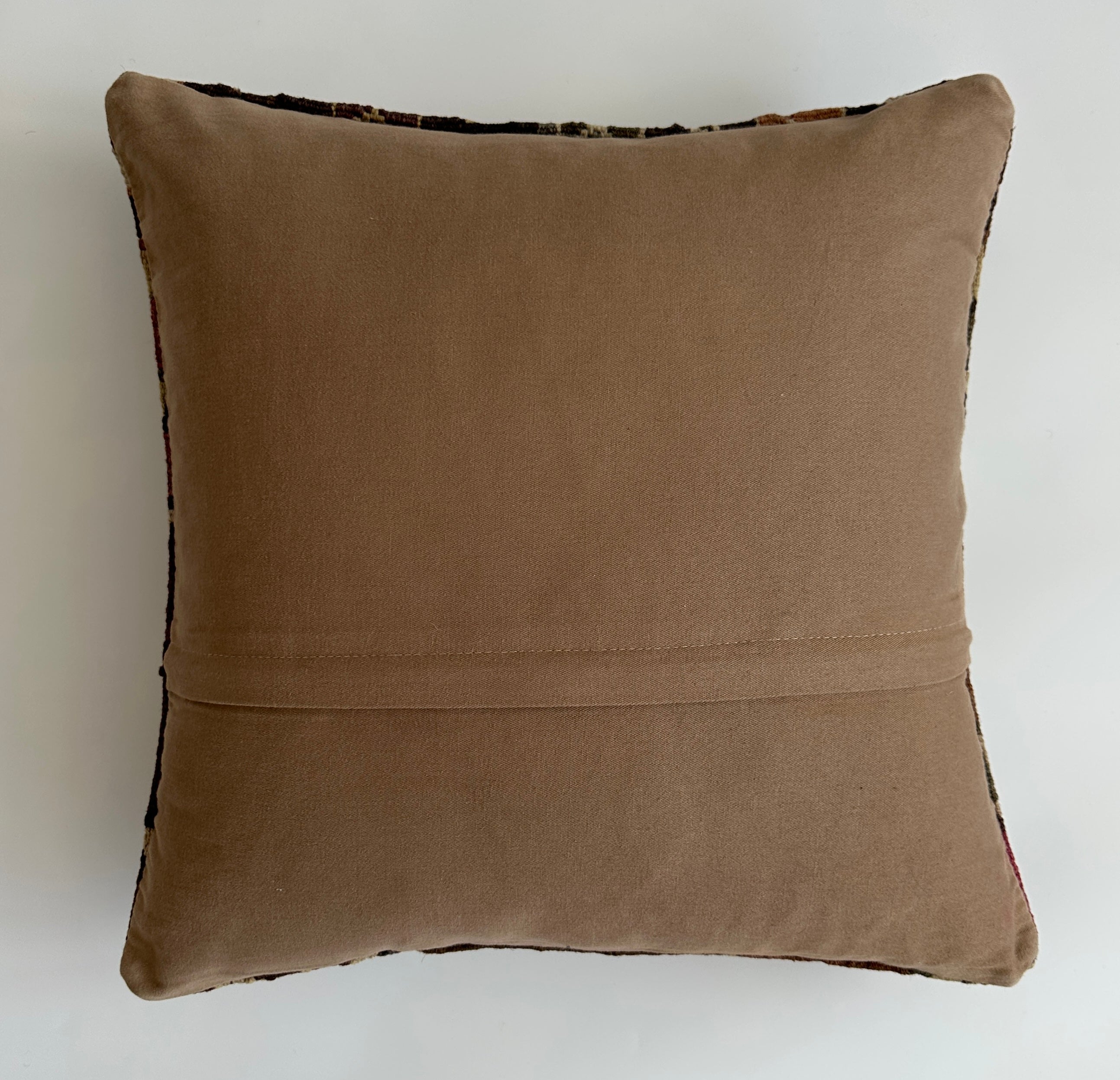 Handmade Multicolour Turkish Rug Cushion Cover 18''x18'' / 46x45 CM