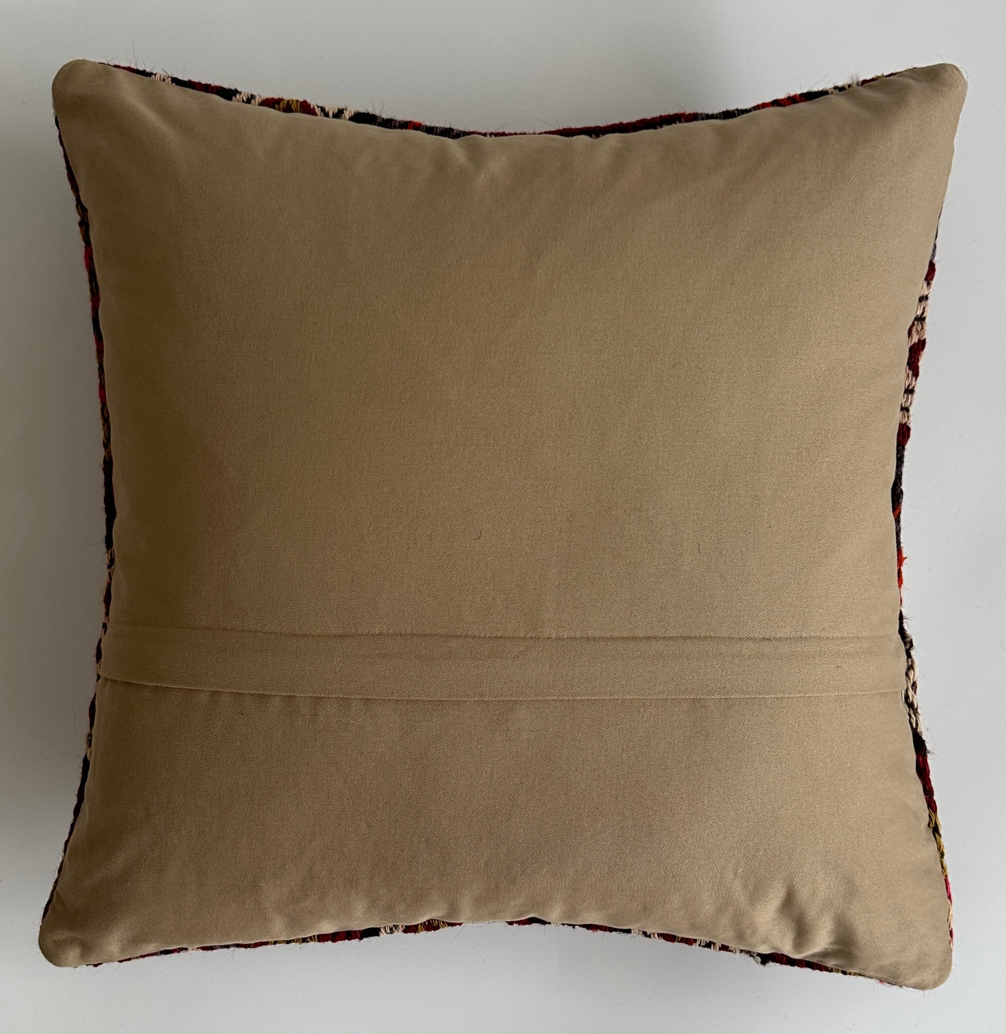 Handmade Multicolour Turkish Rug Cushion Cover 18''x18'' / 45x44 CM