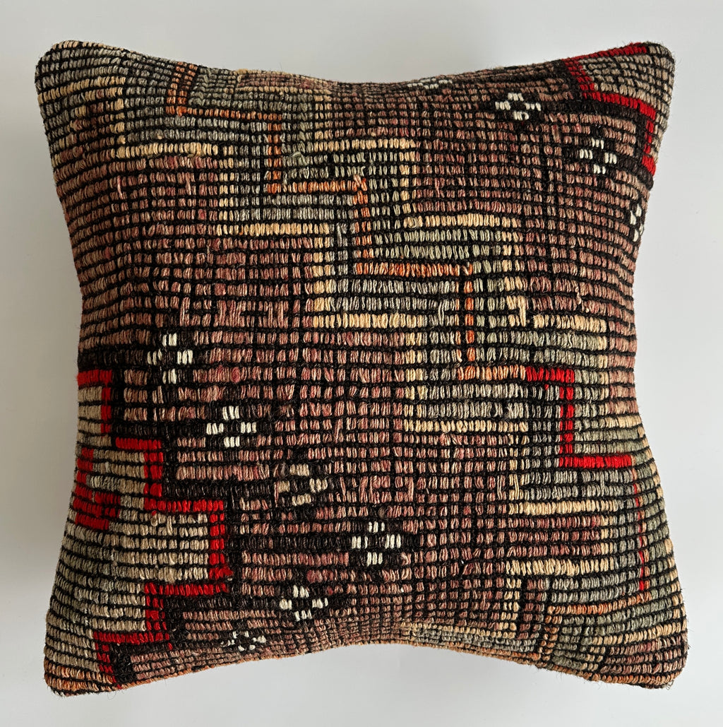 Handmade Multicolour Turkish Cushion Cover 20''x20'' / 50x50 CM