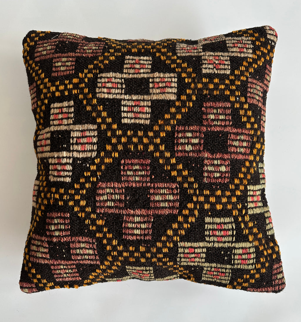 Handmade Multicolour Turkish Cushion Cover 20''x20'' / 50x50 CM
