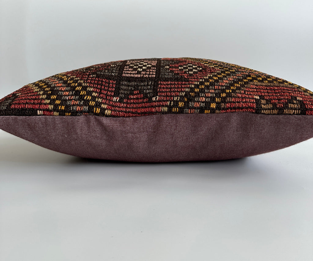 Handmade Multicolour Turkish Cushion Cover 20''x20'' / 50x50 CM