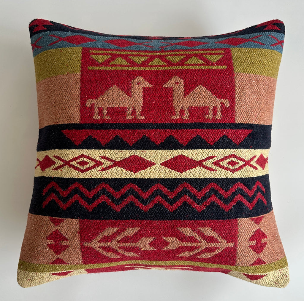 Handmade Turkish Cushion Cover 20''x20'' / 50x50 CM