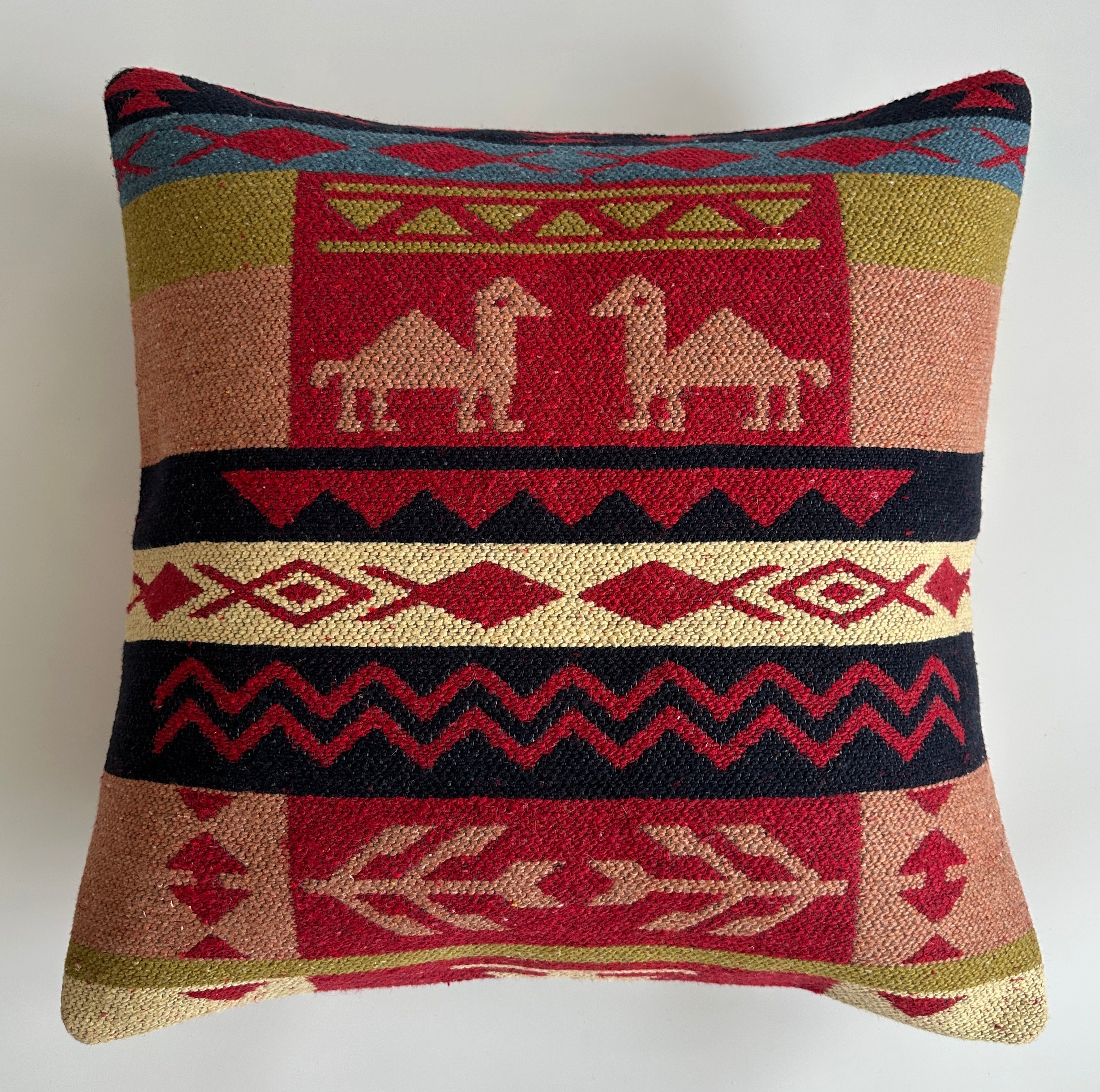 Handmade Turkish Cushion Cover 20''x20'' / 50x50 CM