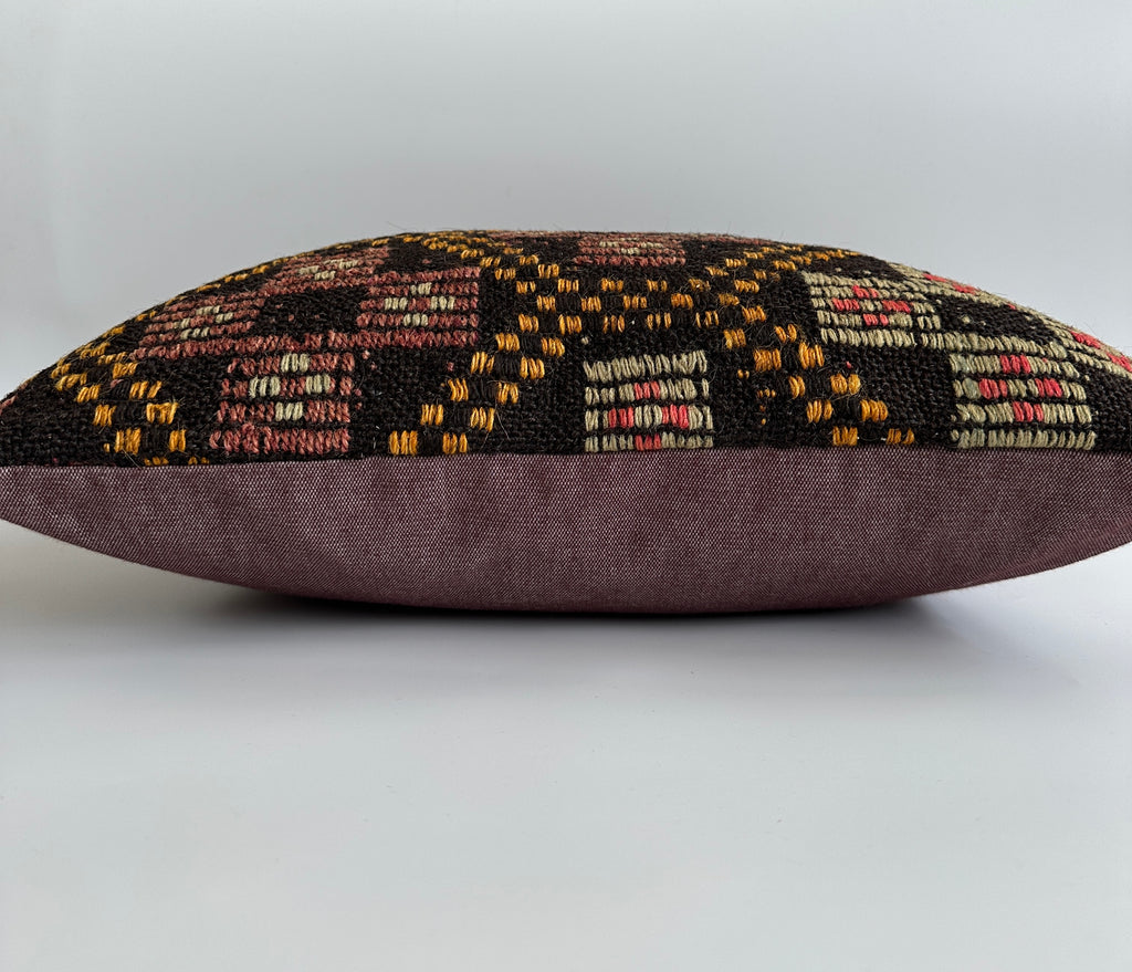 Handmade Multicolour Turkish Cushion Cover 20''x20'' / 50x50 CM