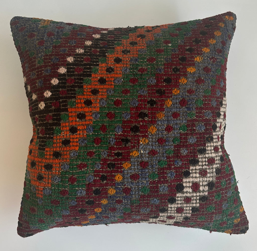 Handmade Multicolour Turkish Cushion Cover 20''x20'' / 50x50 CM