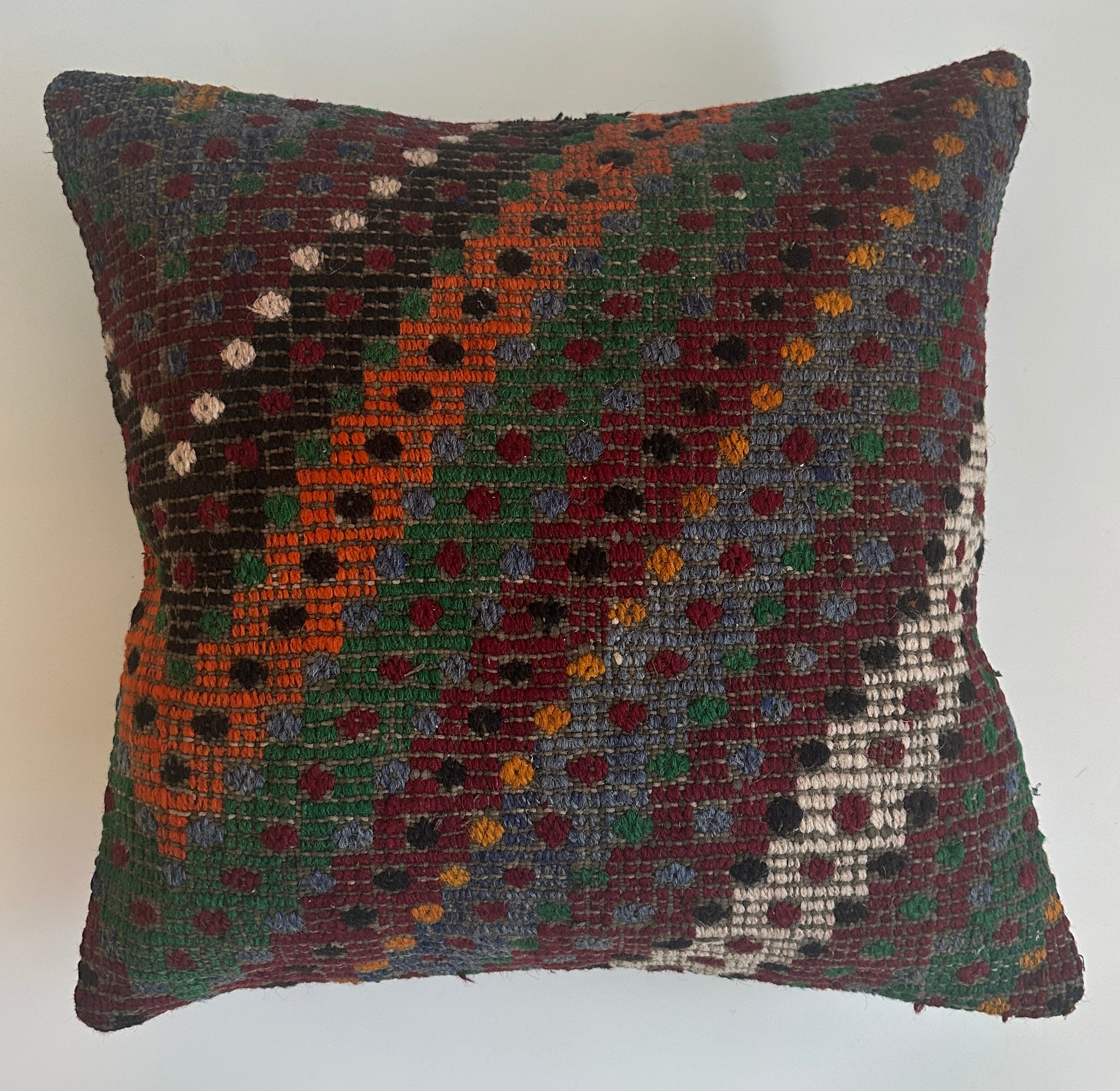 Handmade Multicolour Turkish Cushion Cover 20''x20'' / 50x50 CM
