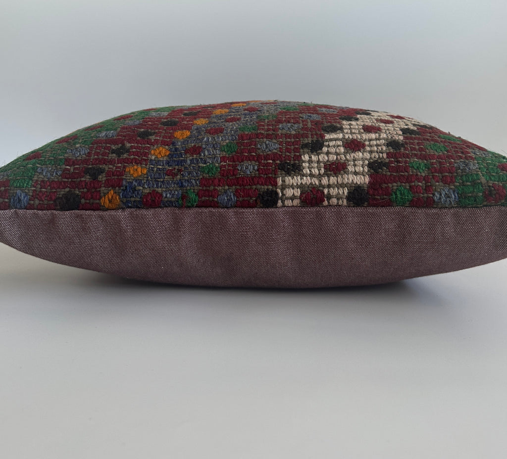 Handmade Multicolour Turkish Cushion Cover 20''x20'' / 50x50 CM