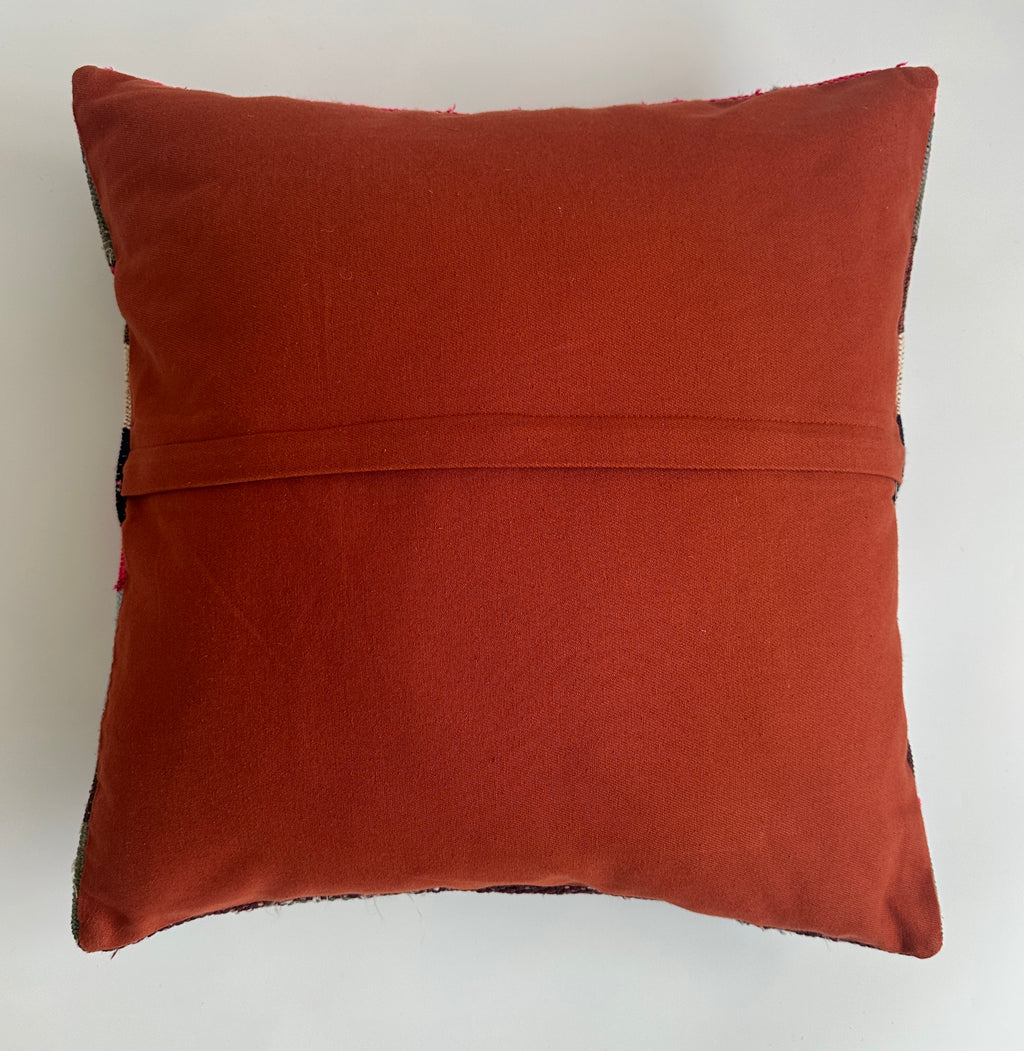 Handmade Multicolour Turkish Cushion Cover 20''x20'' / 50x50 CM