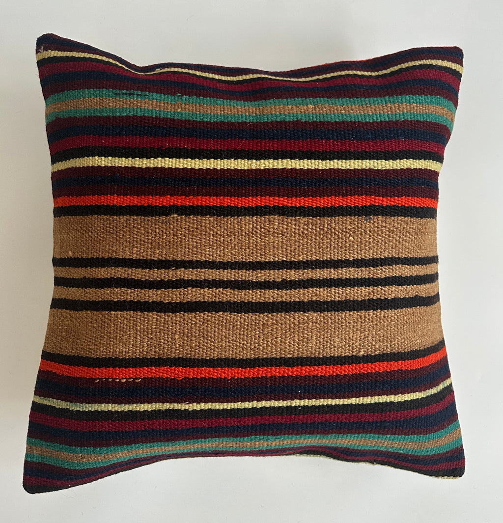 Handmade Multicolour Turkish Cushion Cover 20''x20'' / 50x50 CM