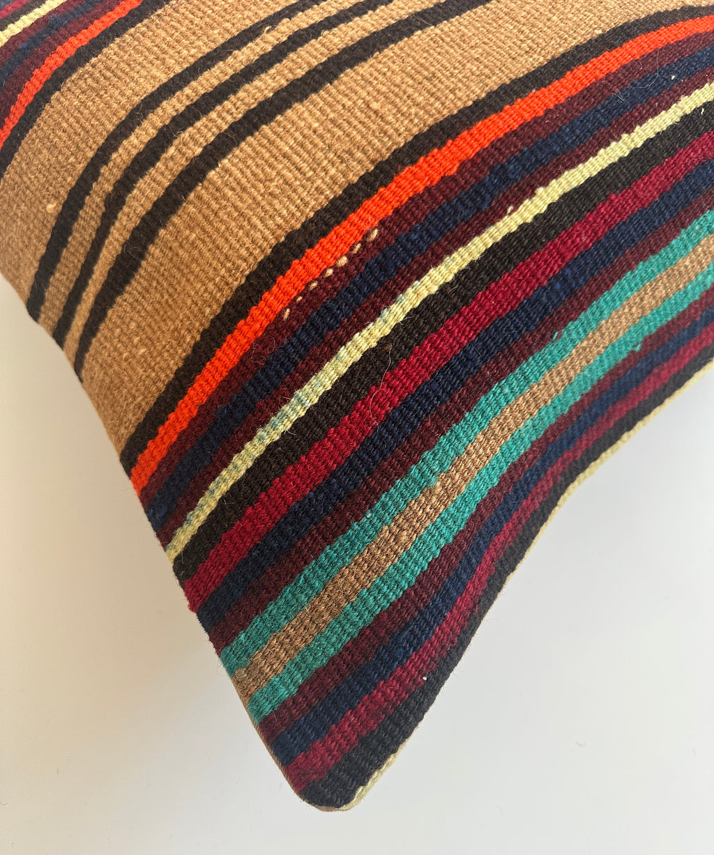 Handmade Multicolour Turkish Cushion Cover 20''x20'' / 50x50 CM