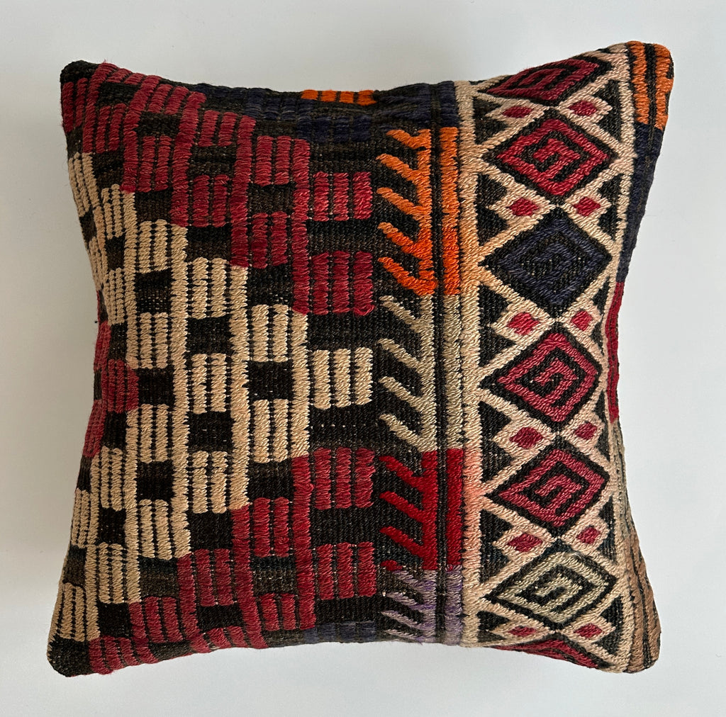Handmade Multicolour Turkish Cushion Cover 20''x20'' / 50x50 CM