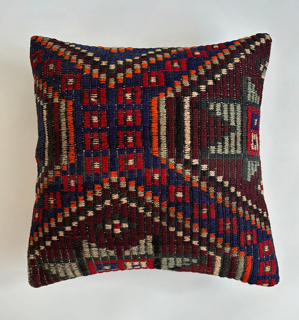 Handmade Multicolour Turkish Cushion Cover 20''x20'' / 50x50 CM
