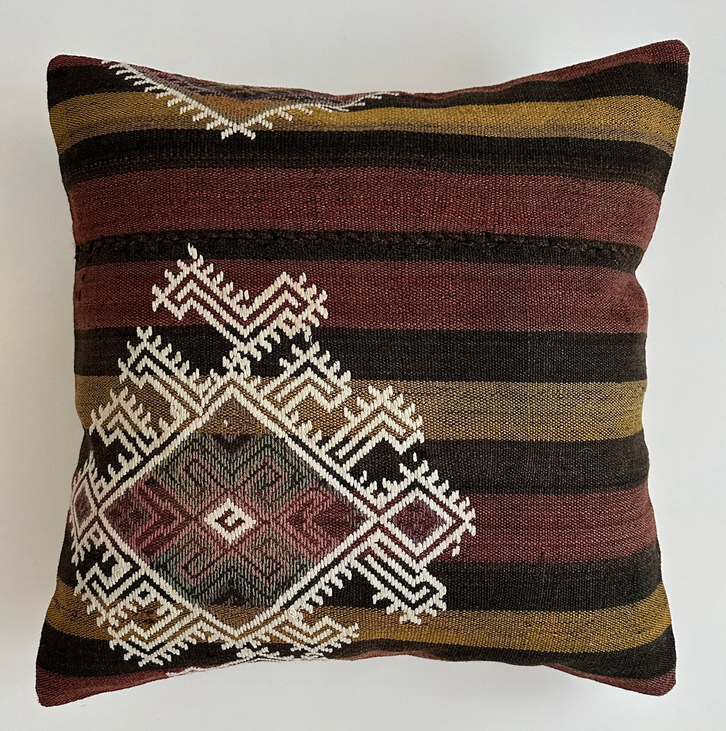 Handmade Multicolour Turkish Cushion Cover 20''x20'' / 50x50 CM