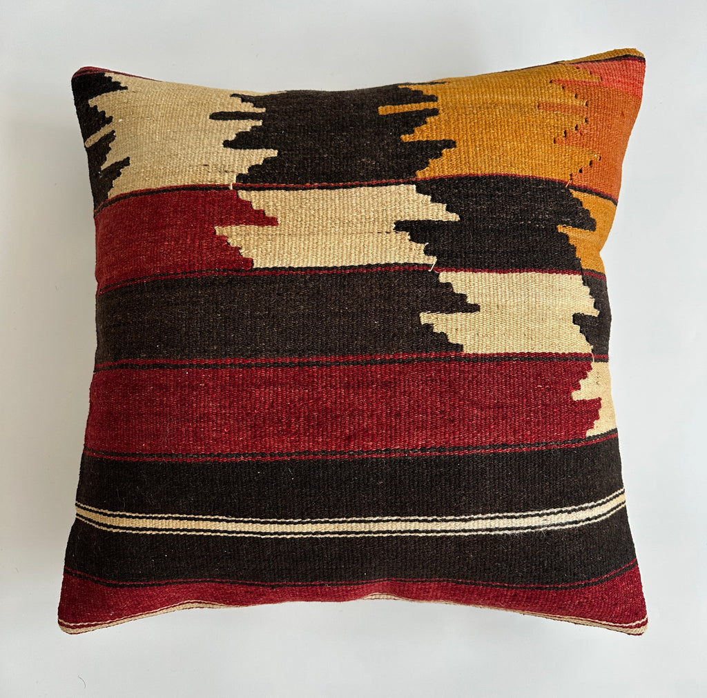 Handmade Multicolour Turkish Cushion Cover 20''x20'' / 50x50 CM