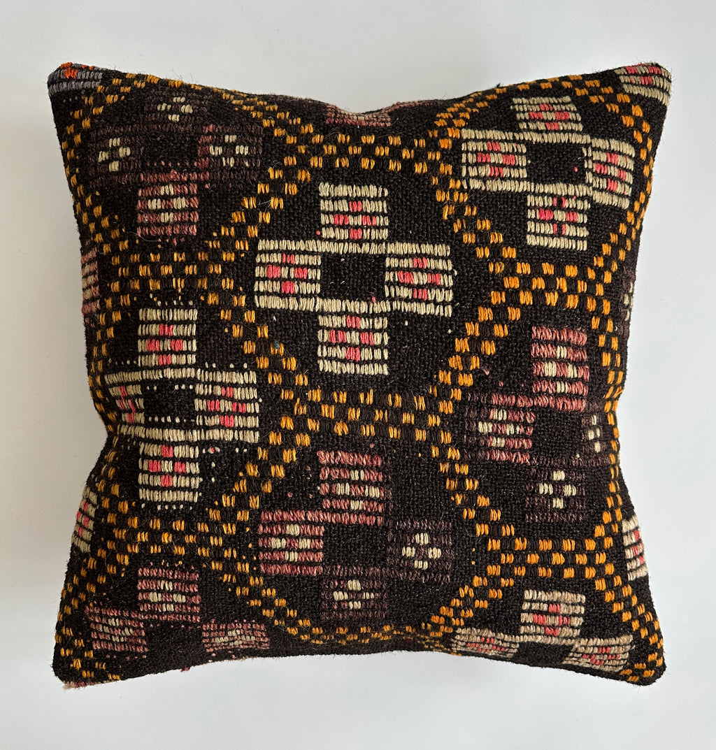 Handmade Multicolour Turkish Cushion Cover 20''x20'' / 50x50 CM