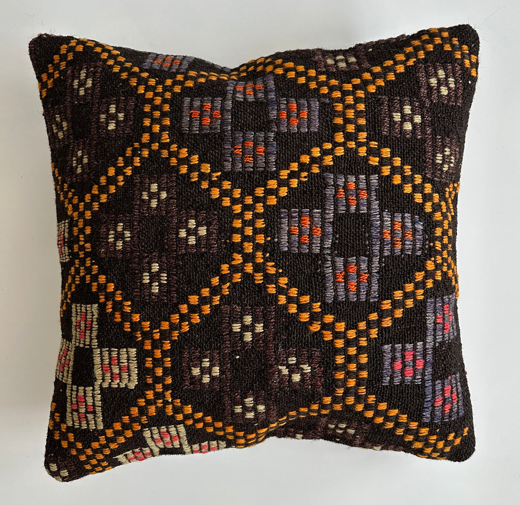 Handmade Multicolour Turkish Cushion Cover 20''x20'' / 50x50 CM
