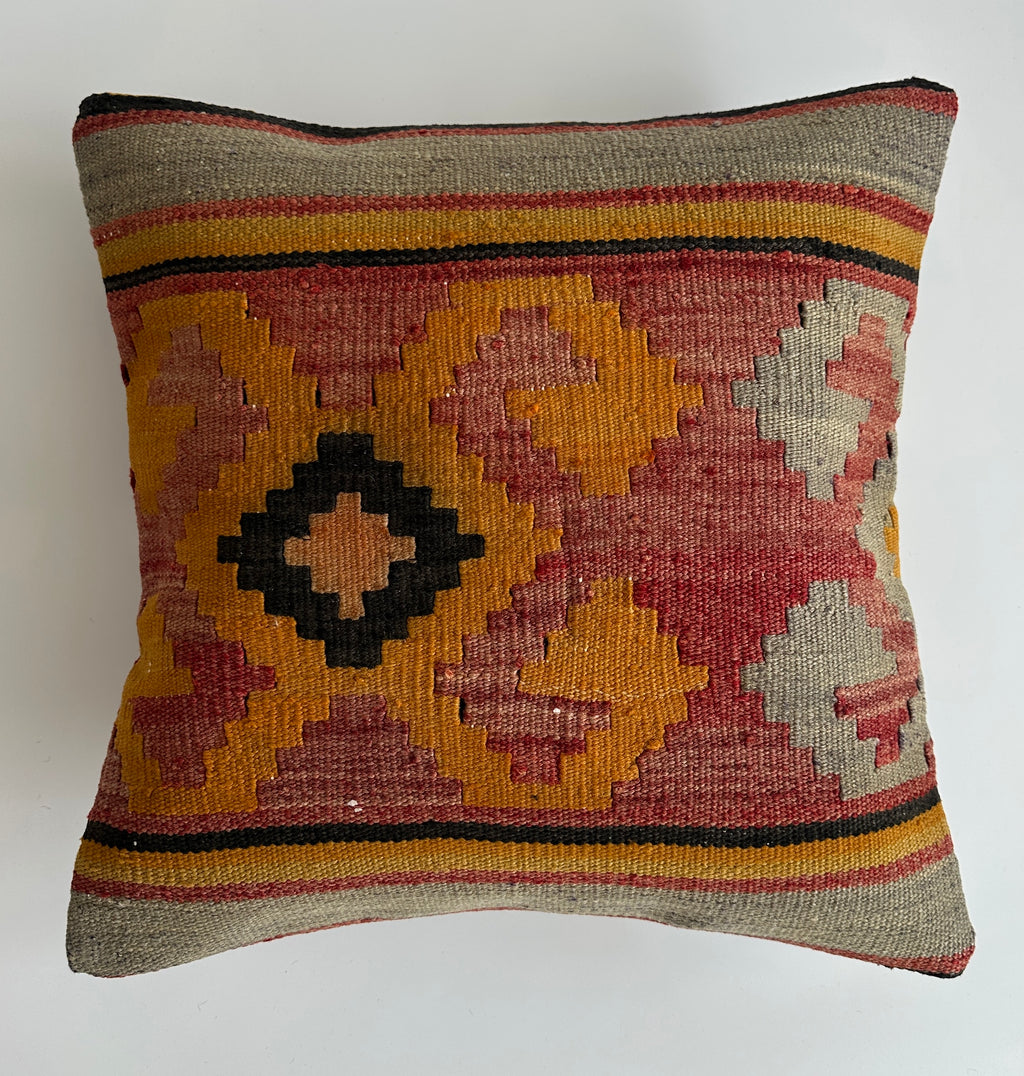 Turkish Cushion Cover 16''x16'' / 41x40 CM