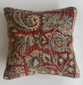 Handmade Floral Carpet Cushion Cover 16''x16'' / 41x41 CM