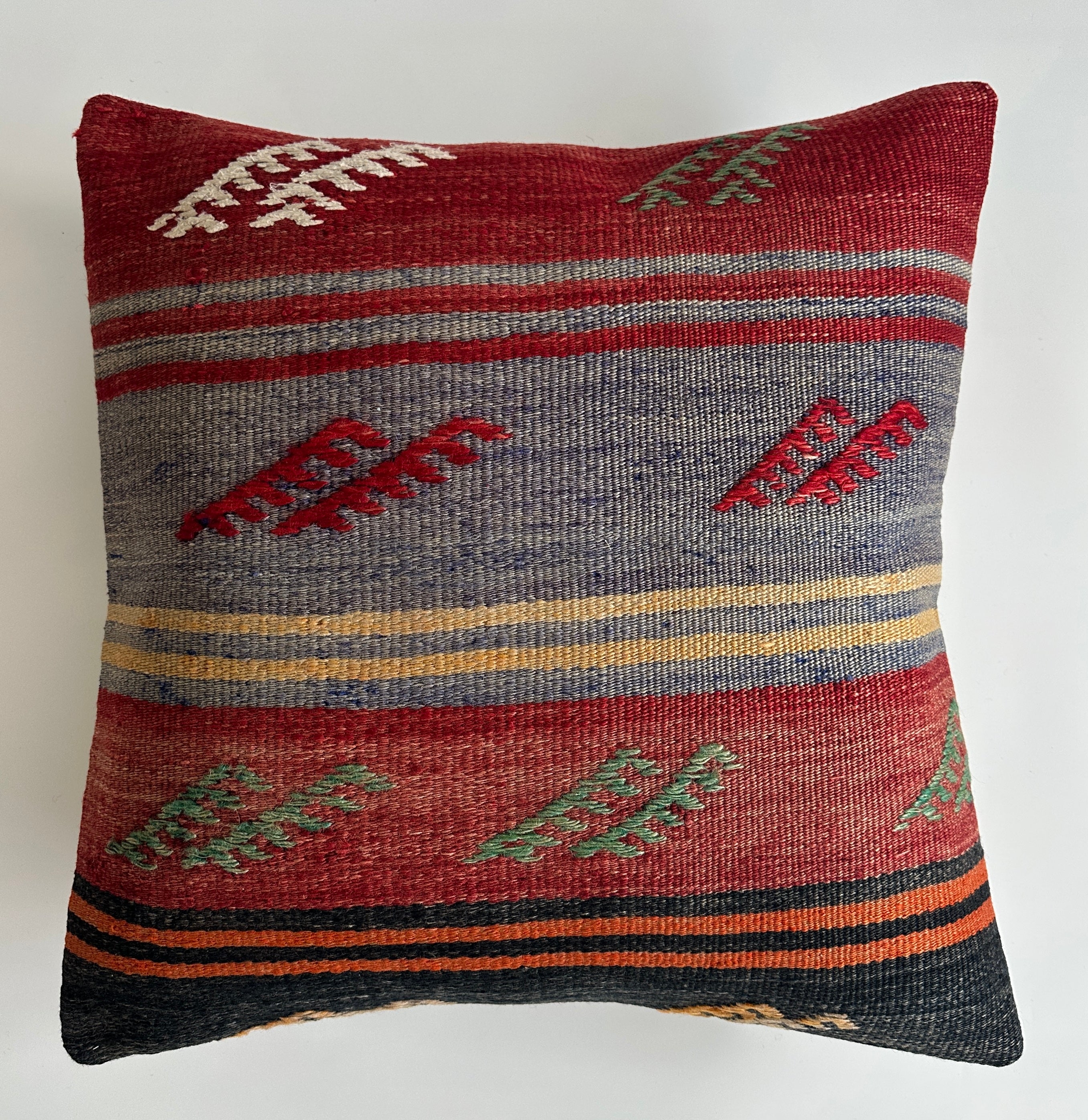 Handmade Multicolour Turkish Cushion Cover 20''x20'' / 50x50 CM