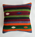 Handmade Multicolour Turkish Cushion Cover 20''x20'' / 50x50 CM