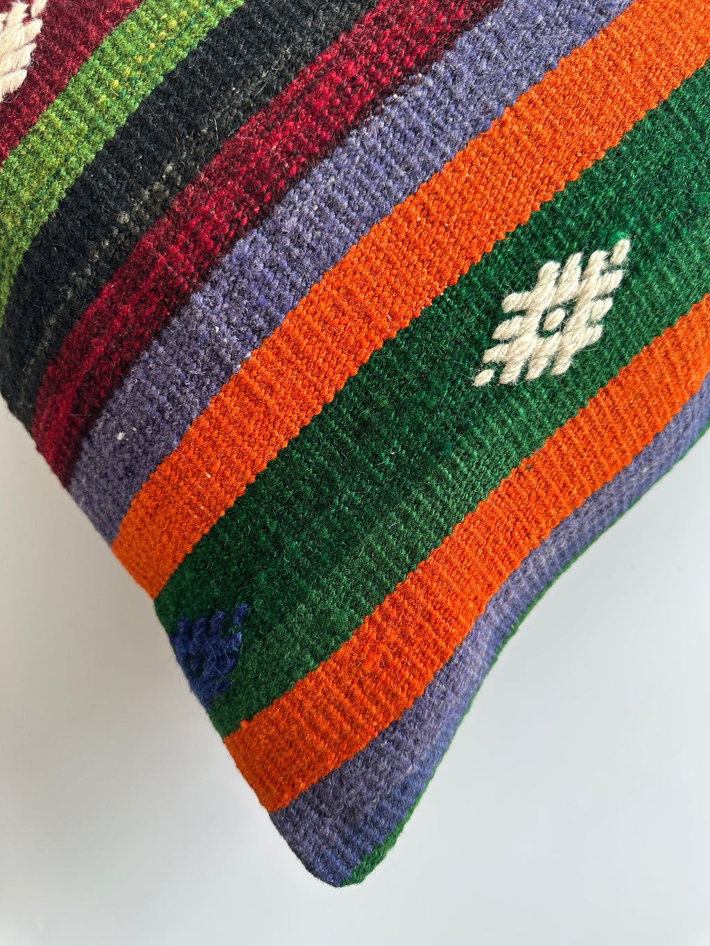 Handmade Multicolour Turkish Cushion Cover 20''x20'' / 50x50 CM