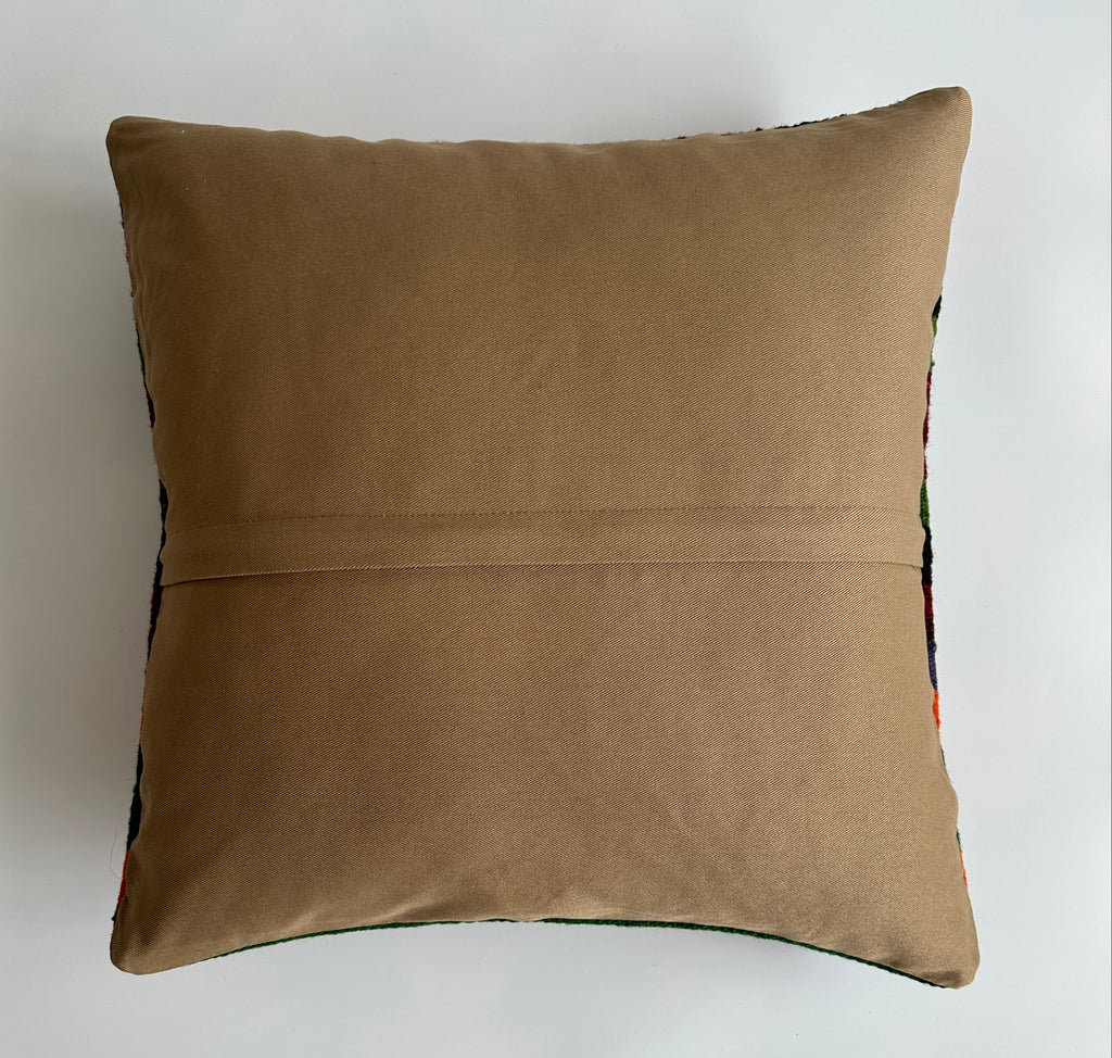 Handmade Multicolour Turkish Cushion Cover 20''x20'' / 50x50 CM