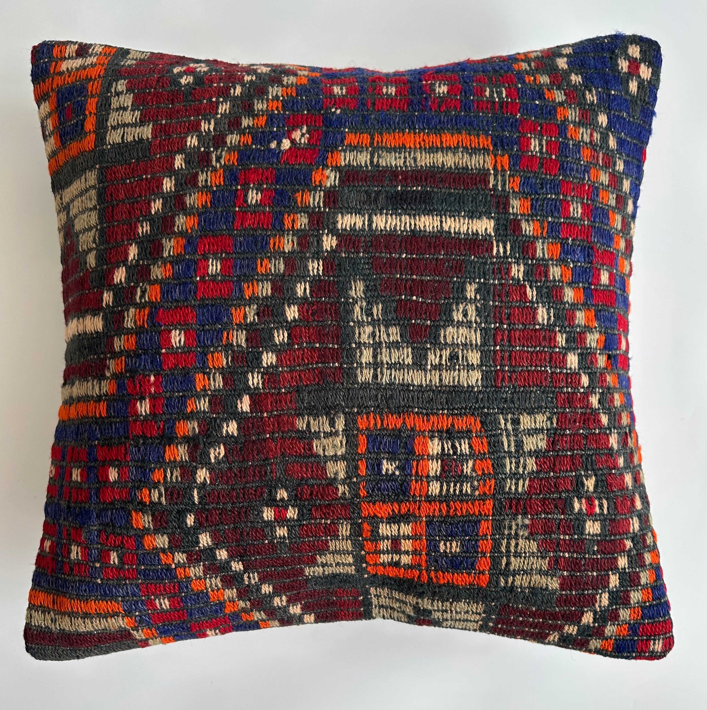Handmade Multicolour Turkish Cushion Cover 20''x20'' / 50x50 CM