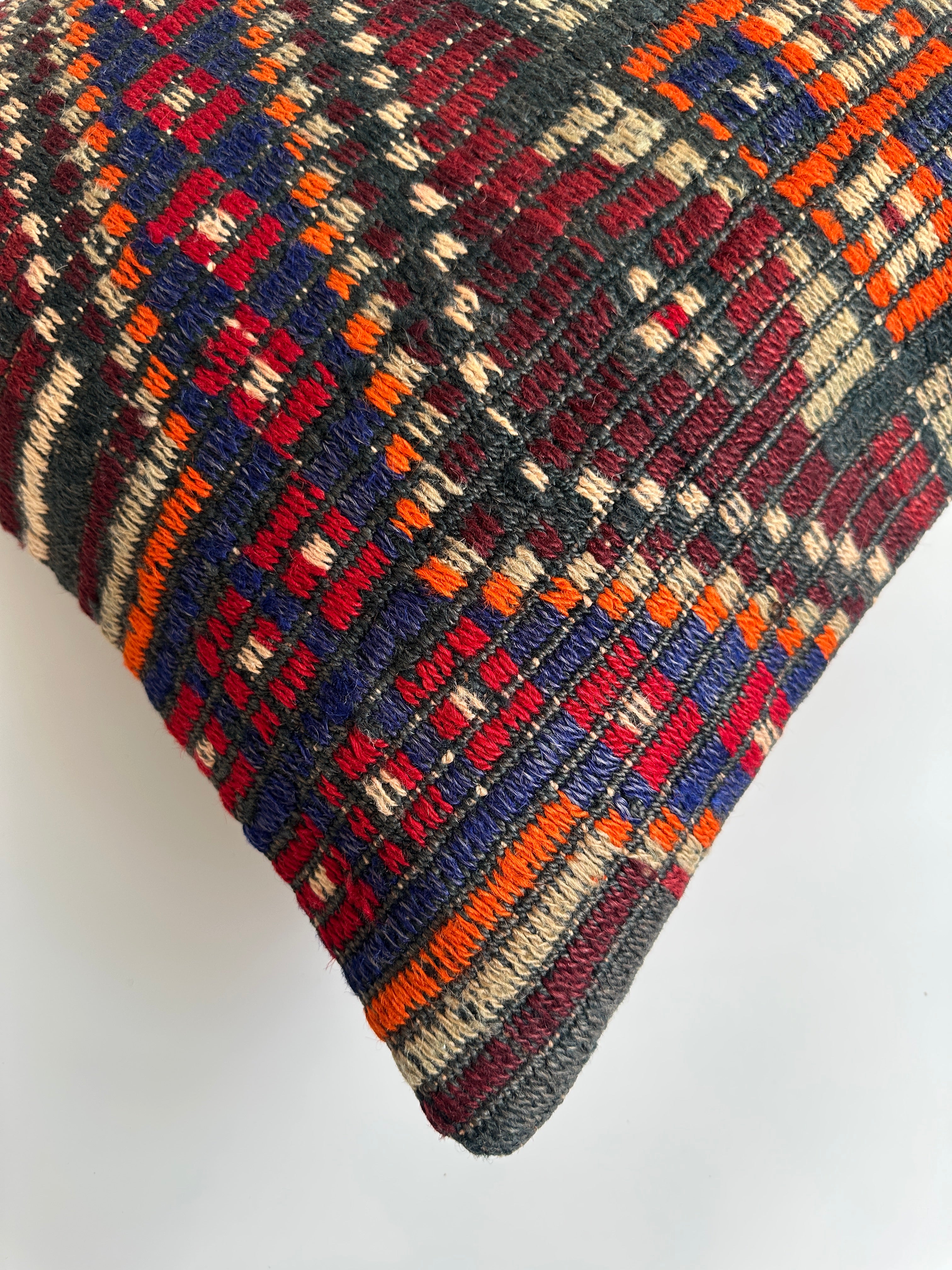 Handmade Multicolour Turkish Cushion Cover 20''x20'' / 50x50 CM
