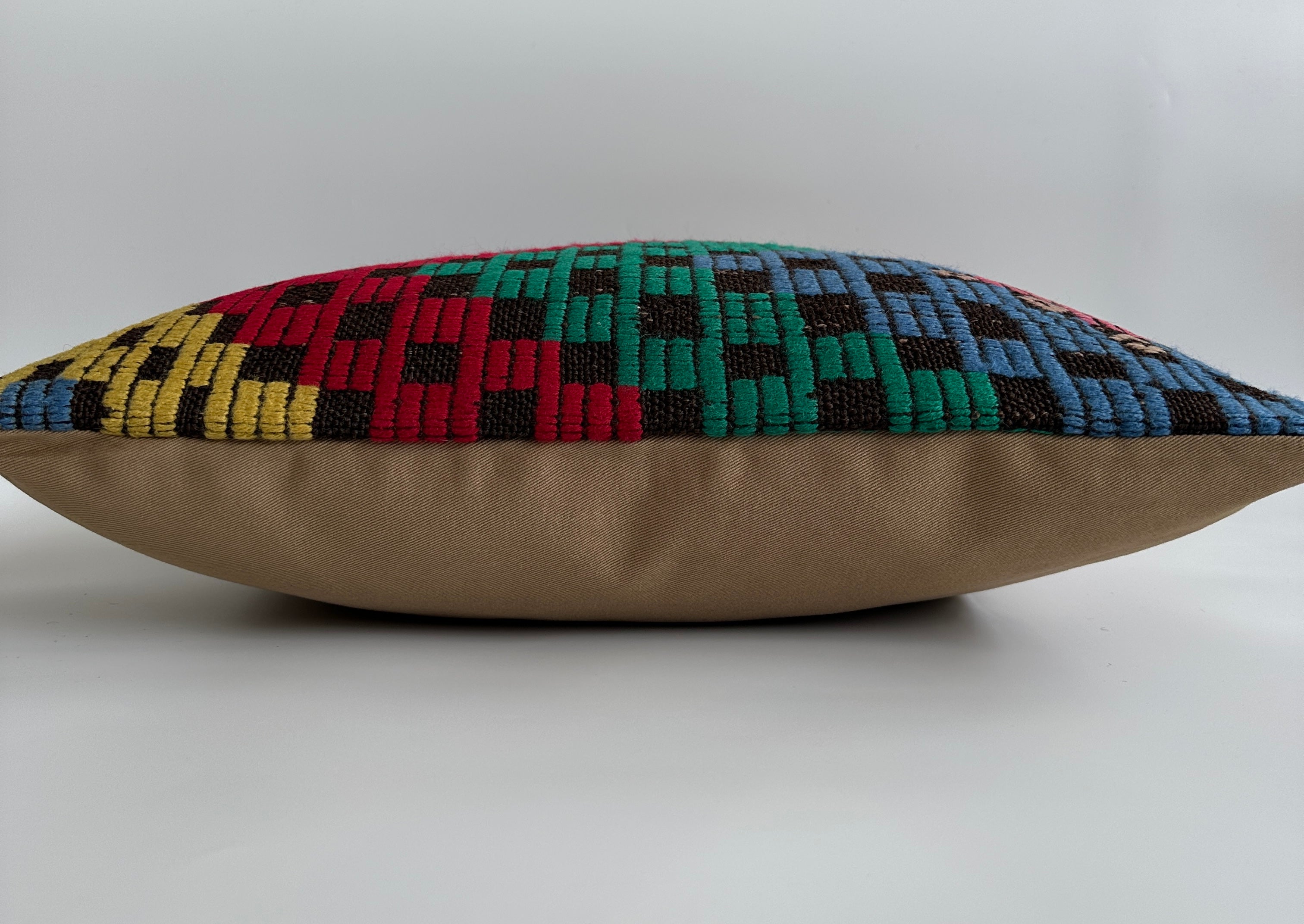 Handmade Multicolour Turkish Cushion Cover 20''x20'' / 50x50 CM