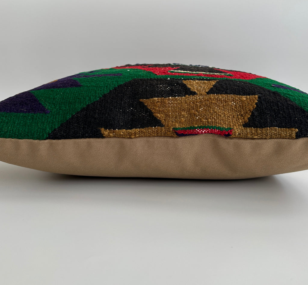 Handmade Multicolour Turkish Cushion Cover 20''x20'' / 50x50 CM