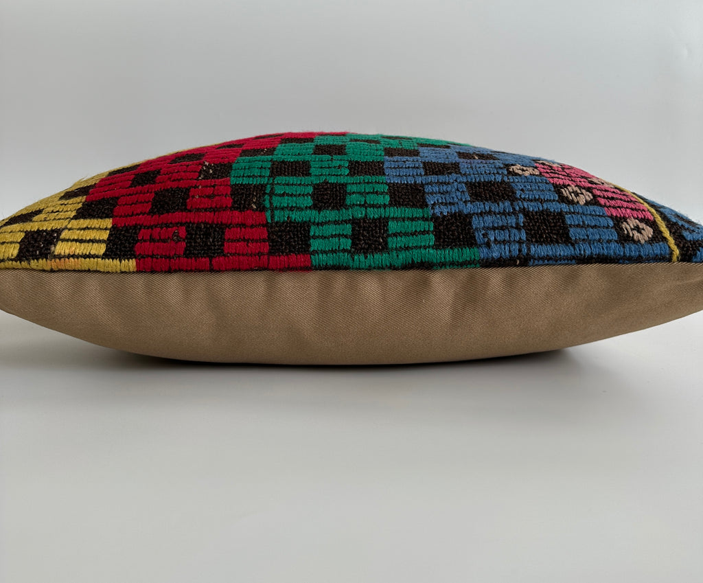 Handmade Multicolour Turkish Cushion Cover 20''x20'' / 50x50 CM