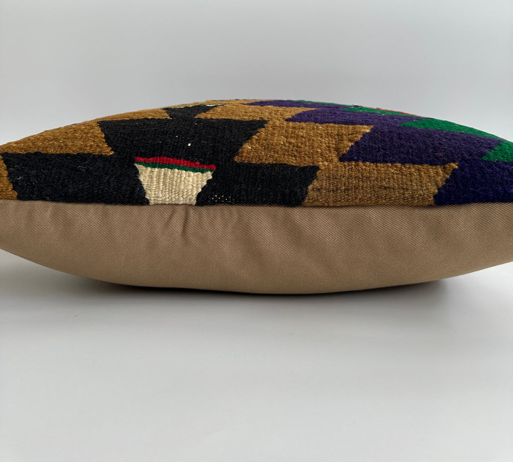 Handmade Multicolour Turkish Cushion Cover 20''x20'' / 50x50 CM