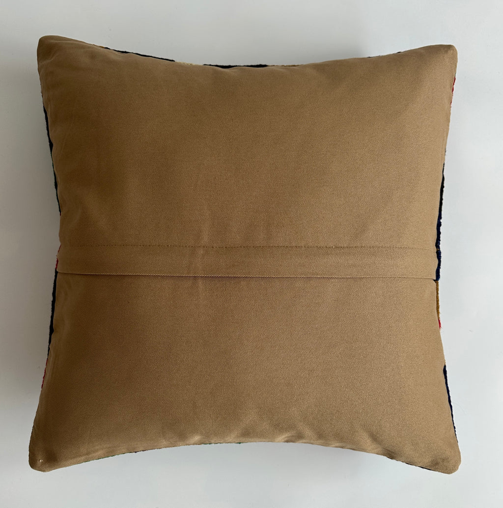 Handmade Multicolour Turkish Cushion Cover 20''x20'' / 50x50 CM