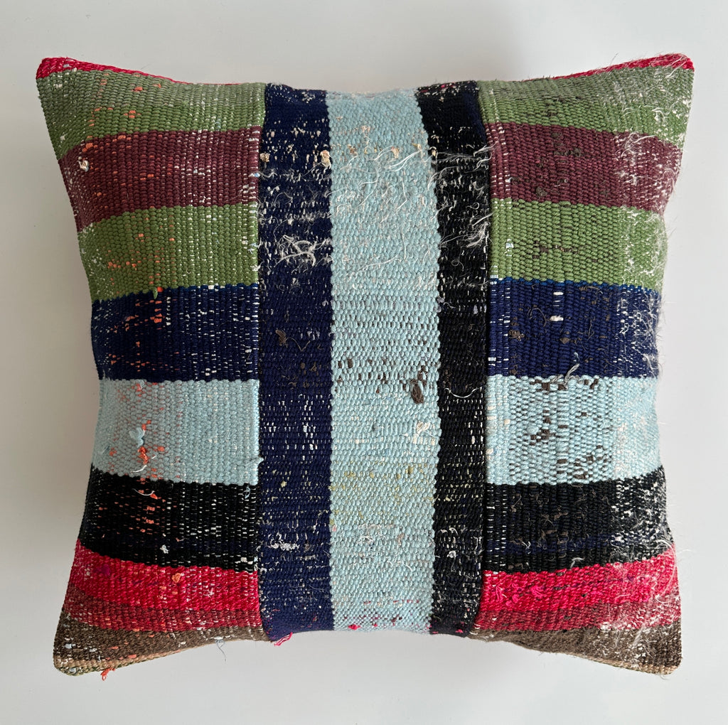 Handmade Multicolour Turkish Cushion Cover 20''x20'' / 50x50 CM