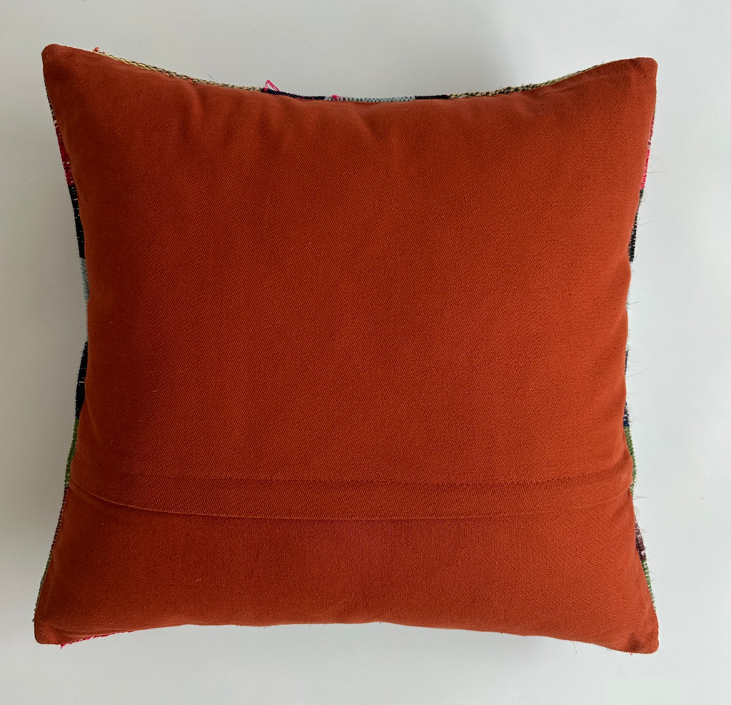 Handmade Multicolour Turkish Cushion Cover 20''x20'' / 50x50 CM