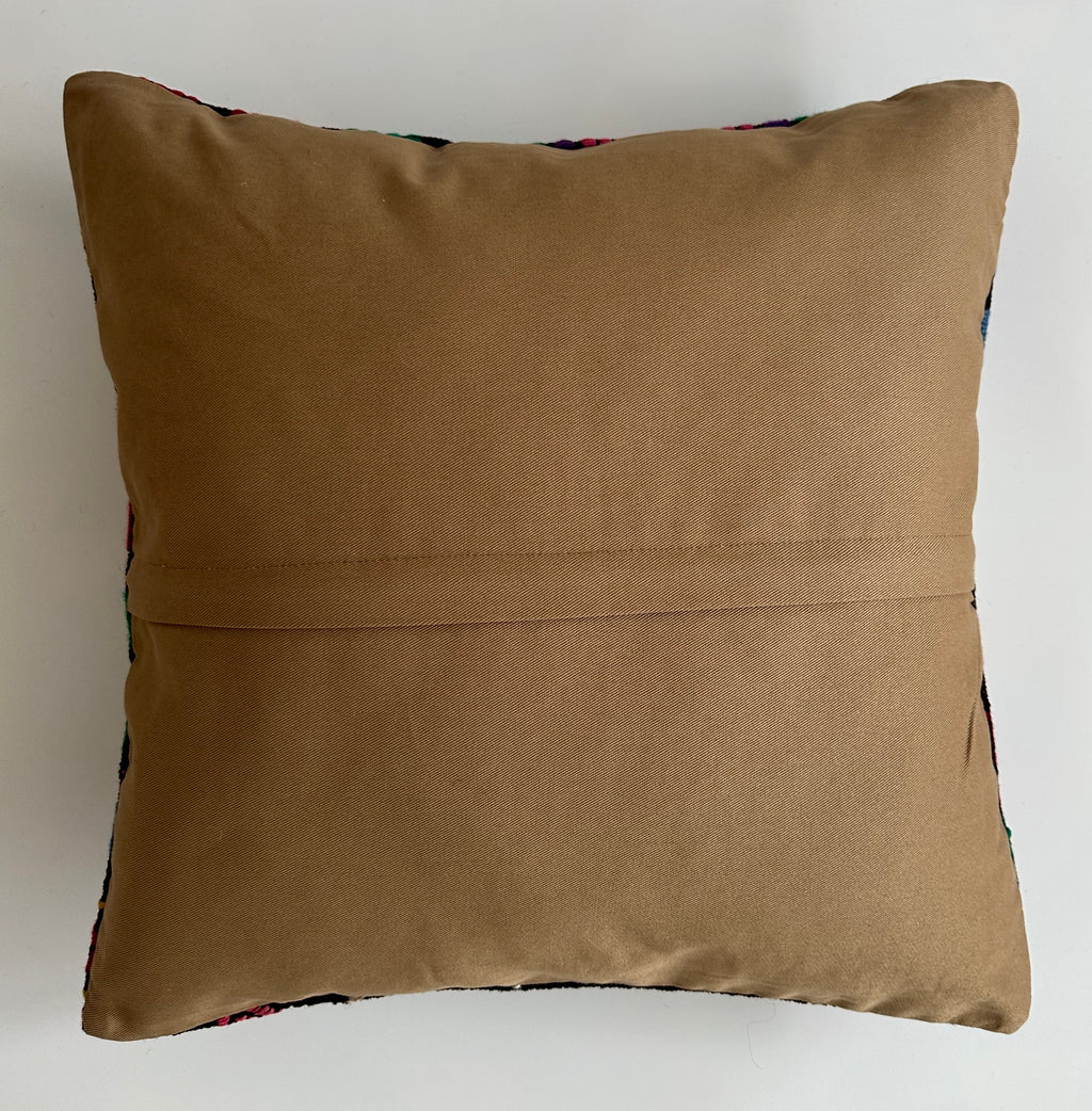Handmade Multicolour Turkish Cushion Cover 20''x20'' / 50x50 CM