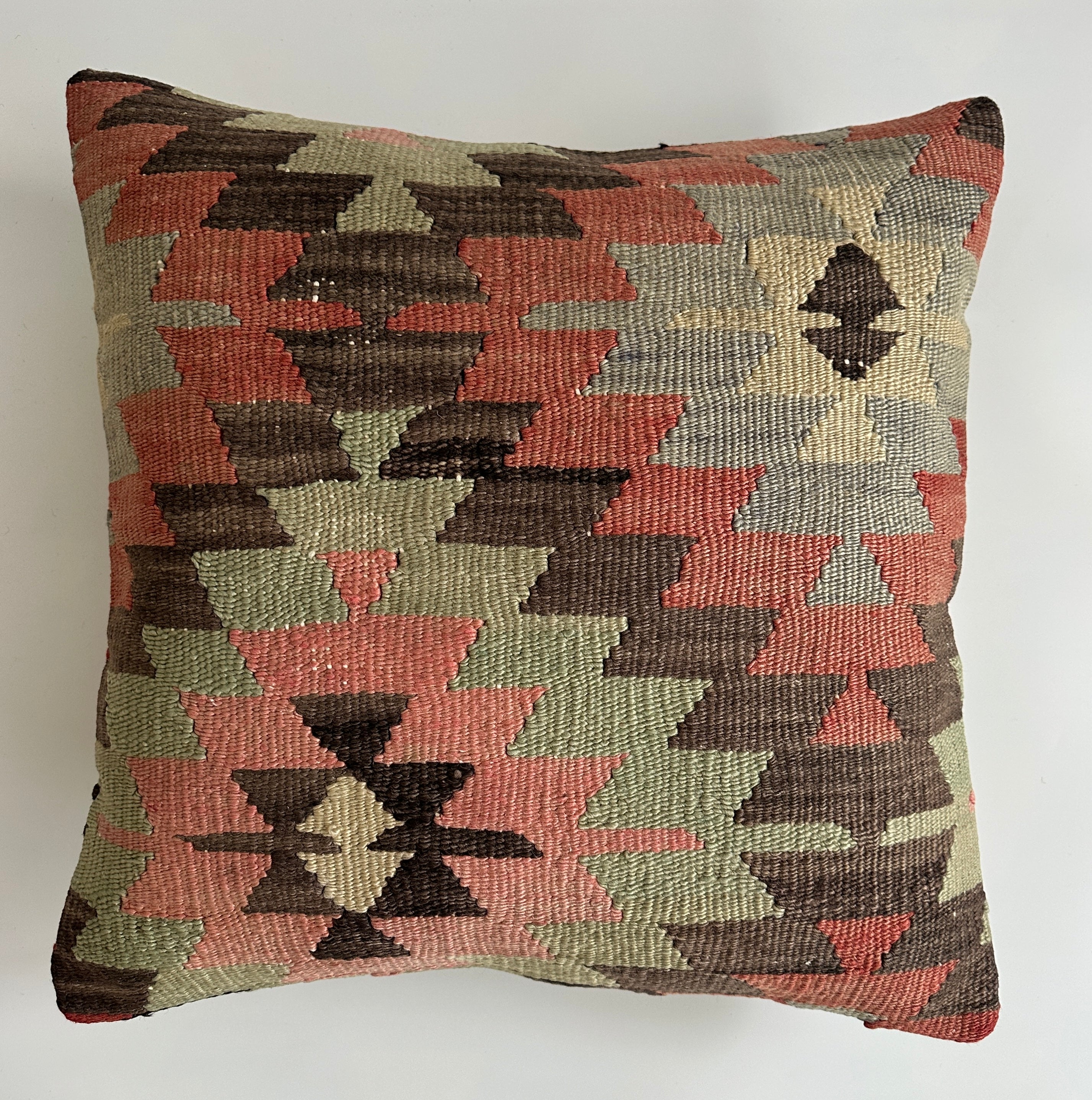 Handmade Multicolour Turkish Cushion Cover 20''x20'' / 50x50 CM