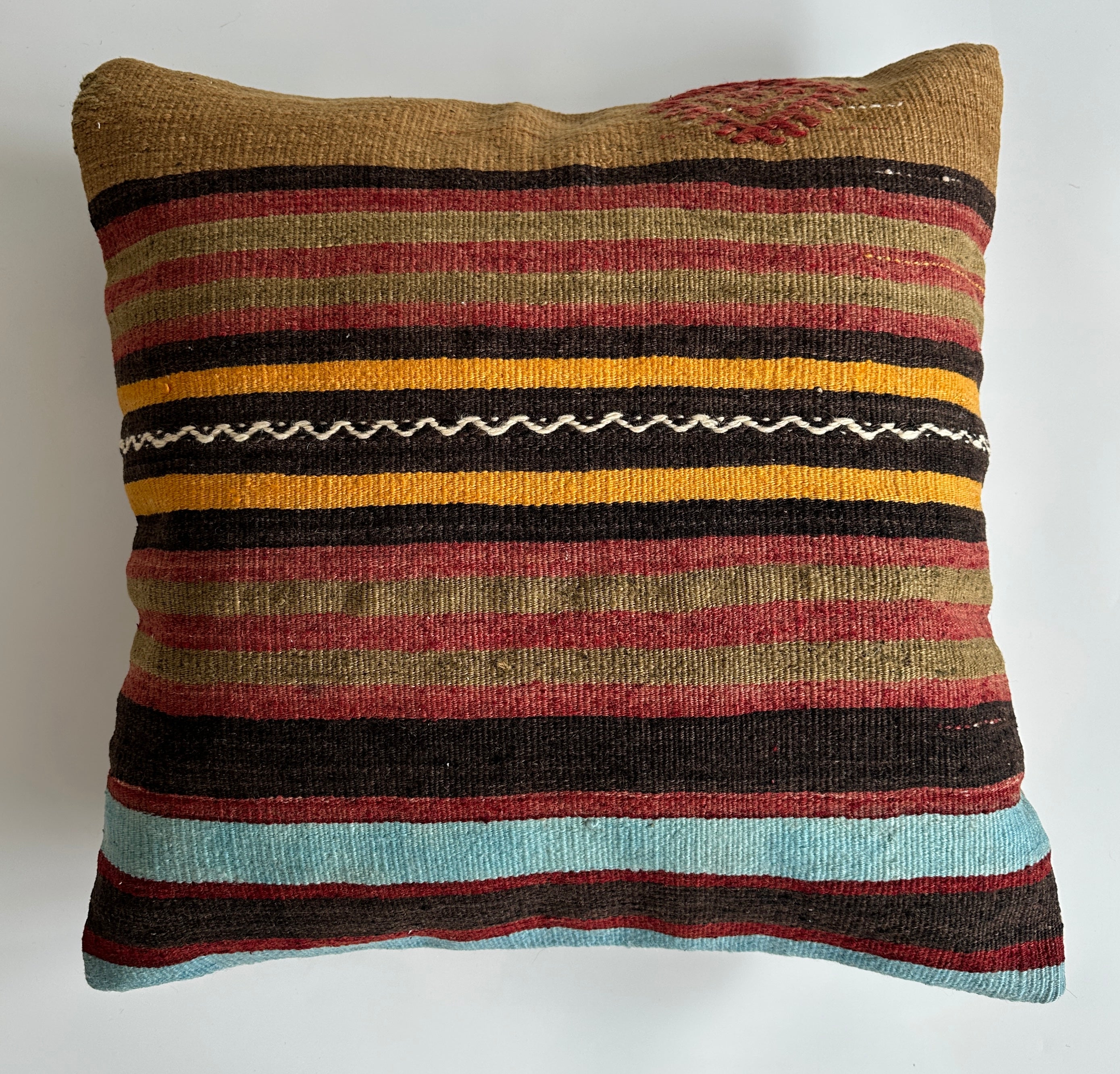 Handmade Multicolour Turkish Cushion Cover 20''x20'' / 50x50 CM