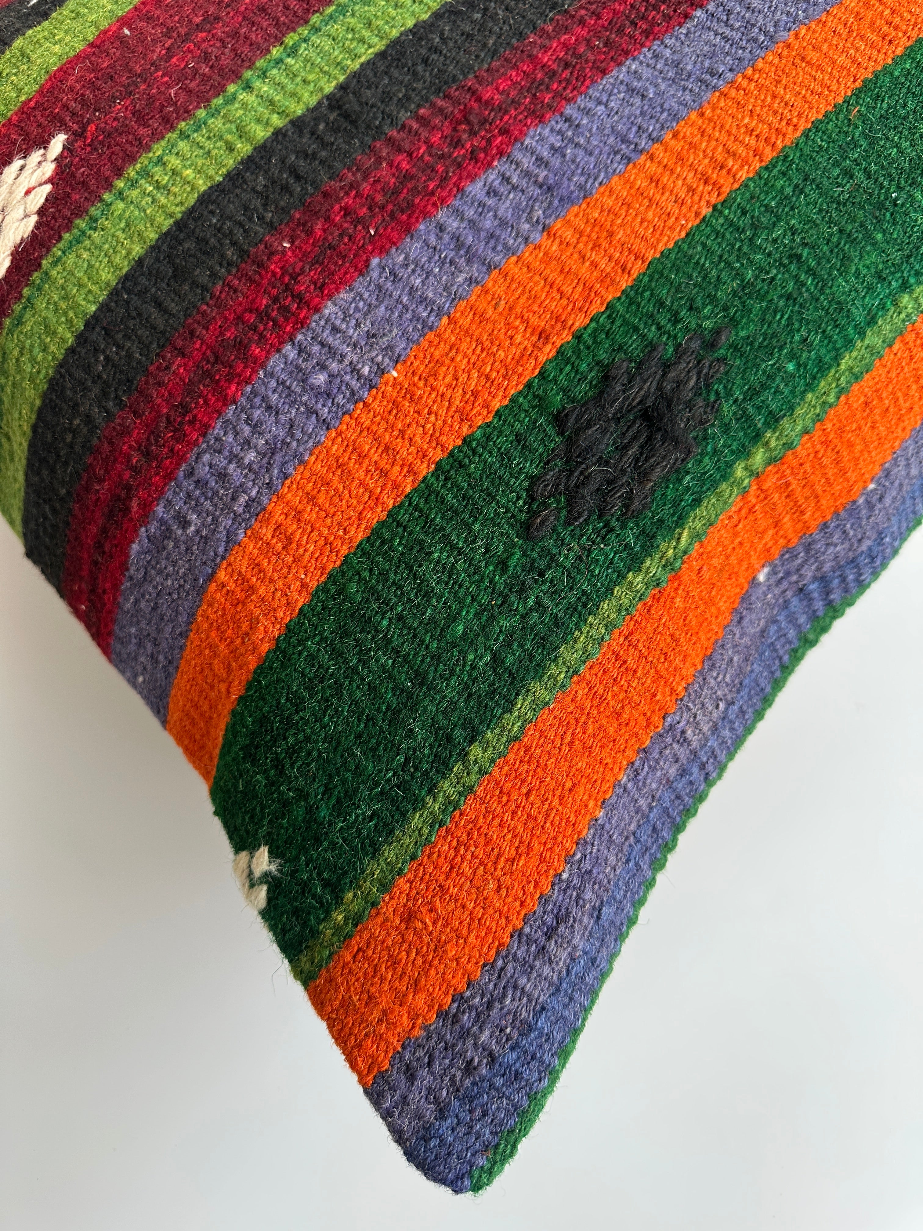 Handmade Multicolour Turkish Cushion Cover 20''x20'' / 50x50 CM