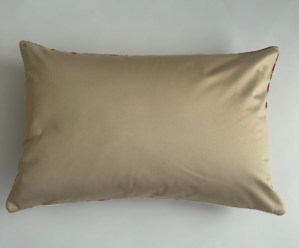Pomegranate Silk Velvet Cushion Cover 24''x16'' / 60x40 CM