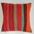 Handmade Moroccan Rug Cushion Cover Multicoloured 20''x20'' / 50x50 CM