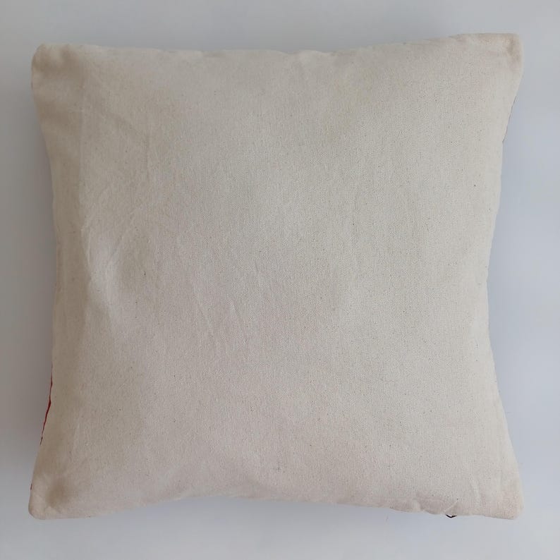Handmade Moroccan Rug Cushion Cover Multicoloured 20''x20'' / 50x50 CM