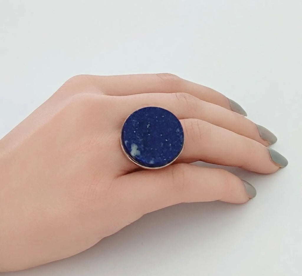 Lapis Lazuli Handmade Gemstone Ring