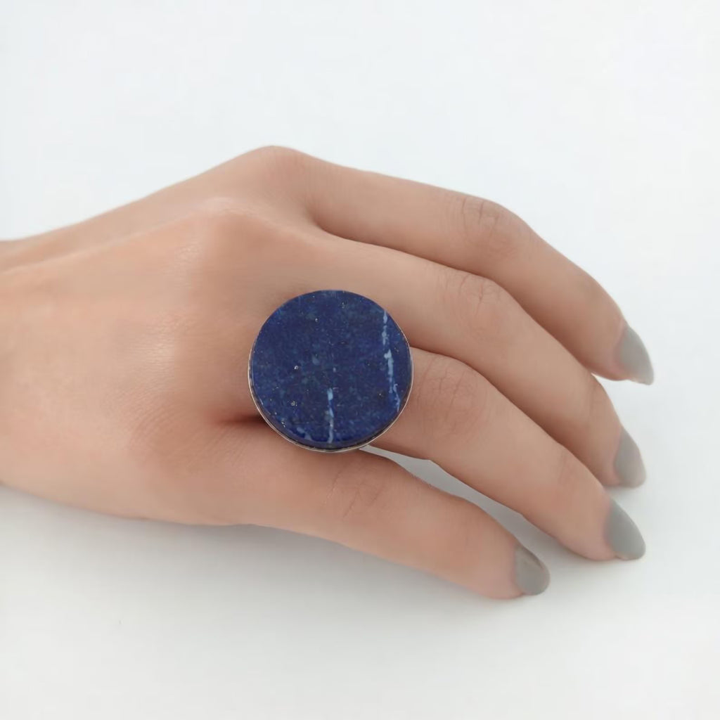 Lapis Lazuli Handmade Gemstone Ring