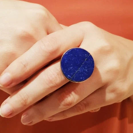 Lapis Lazuli Handmade Gemstone Ring